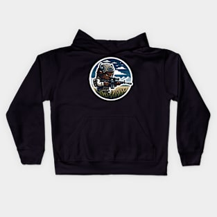 Tactical Bison Buffalo Kids Hoodie